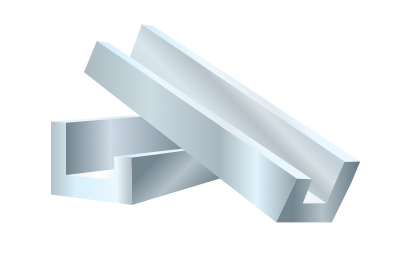 Aluminium Unequal Channel